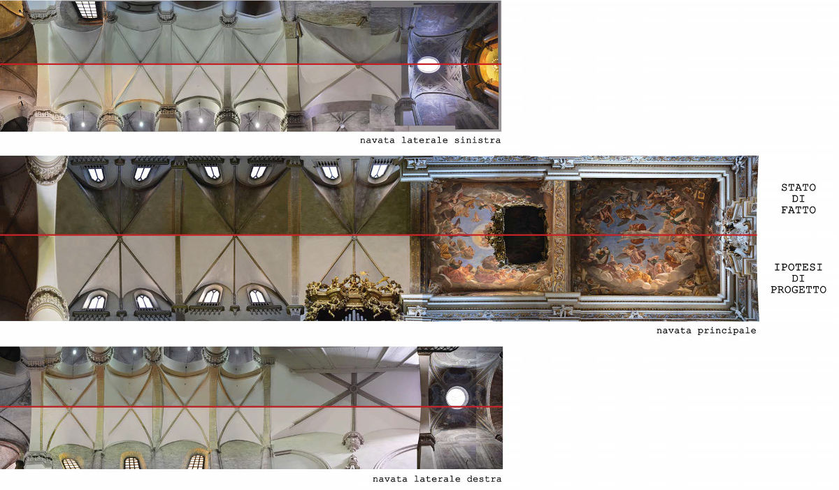 Progetto restauro navata