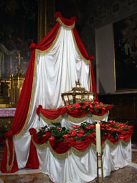 Urna reliquie santo